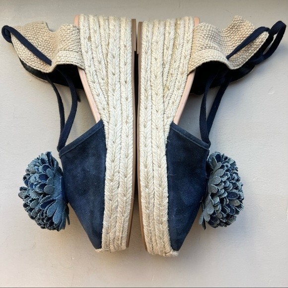 Kate Spade New York Espadrille Wedge Heeled Sandals Ankle Strap Women’s 8 New - Picture 5 of 14